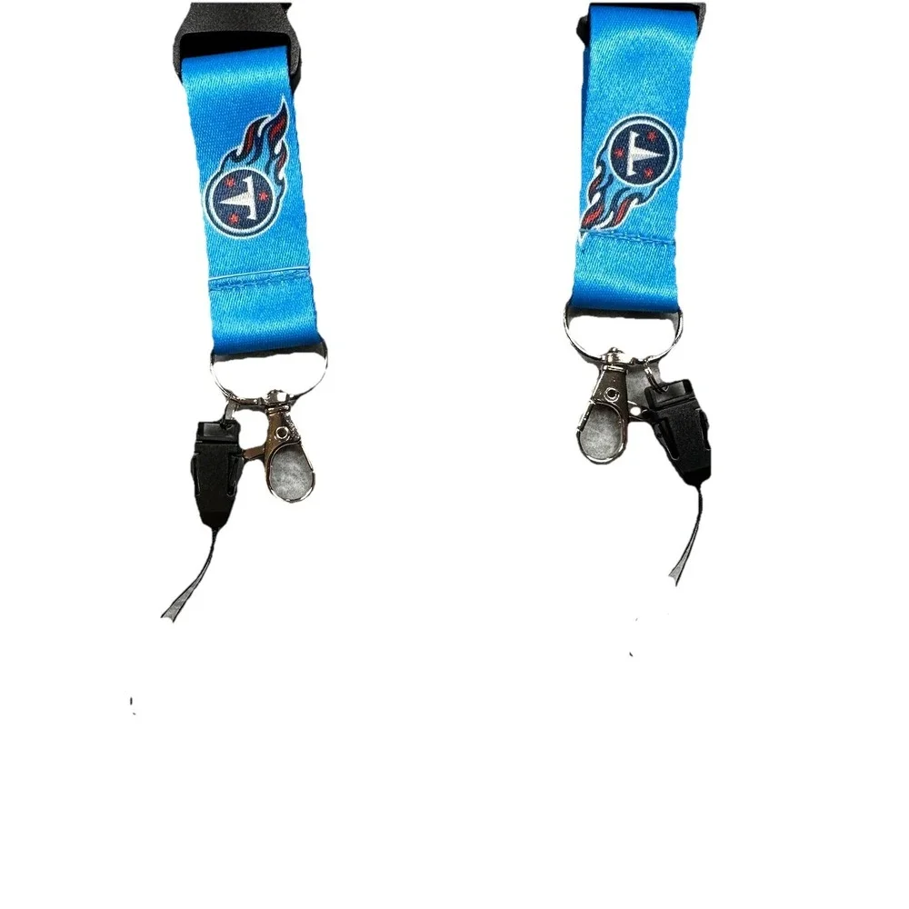 Tennessee Titans NFL Lot of 2 Keychain Blue New Ring Reversible‎ 22 Inch